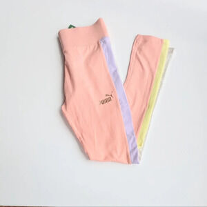 Big Girls Puma Color Block Leggings